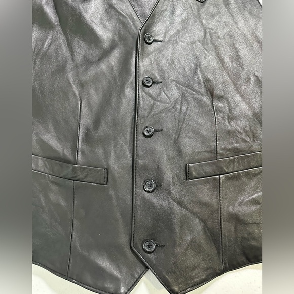 Scully Genuine Leather Western Vest Black - Picture 10 of 11
